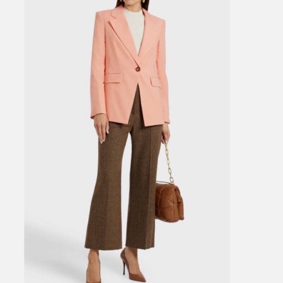 Veronica Beard Hayward Linen Blend Dickey‎ Jacket in pink Size 6 NWT - Picture 6 of 9